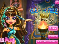 Игра Крутые прически для Клео де Нил